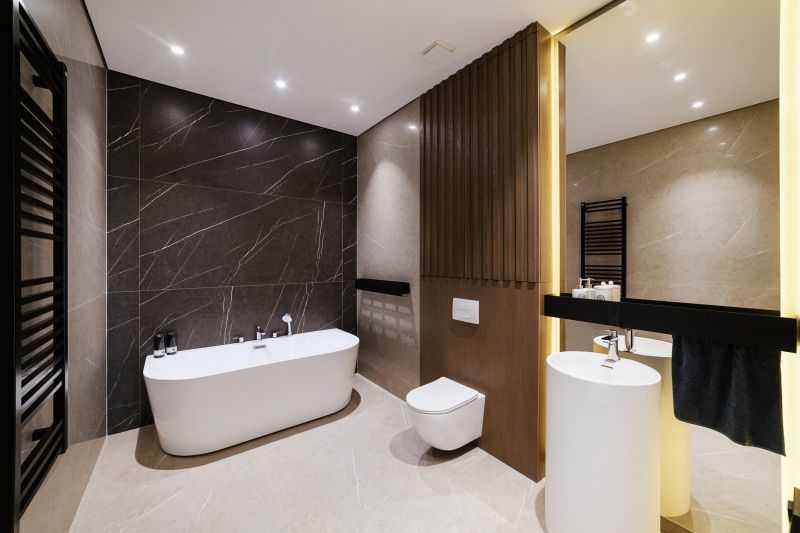 Modern Lighting in Bathroom